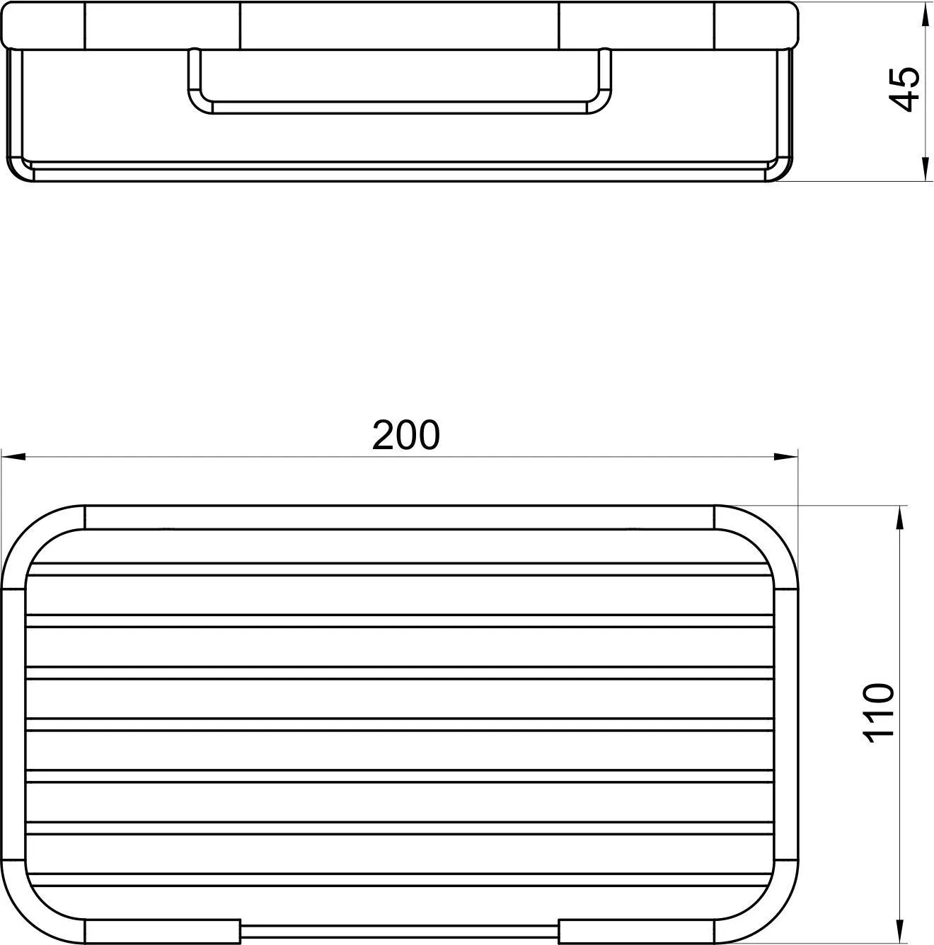 Полка-решетка Novaservis Metalia Wire programme 6067.0 хром