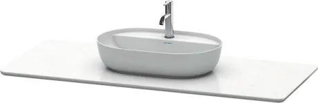Столешница для раковины Duravit Luv LU946601717 кварцевый камень белый структурный