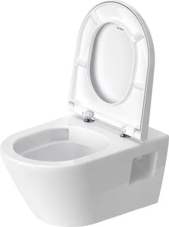 Унитаз подвесной Duravit D-Neo Rimless 2578090000 370 мм х 540 мм, с вертикальным смывом, без смывного края, белый