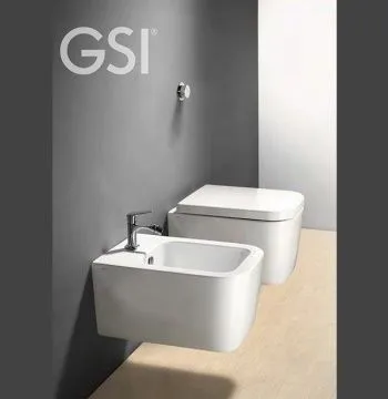 Сиденье с крышкой для унитаза GSI SPARES MS69CN11 c Soft Close, цвет Белый глянцевый