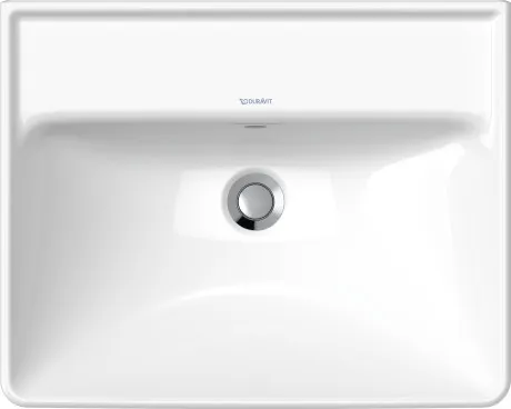 Раковина подвесная Duravit D-Neo 2366550060 550 мм х 440 мм, с переливом, без отверстия под смеситель, белая