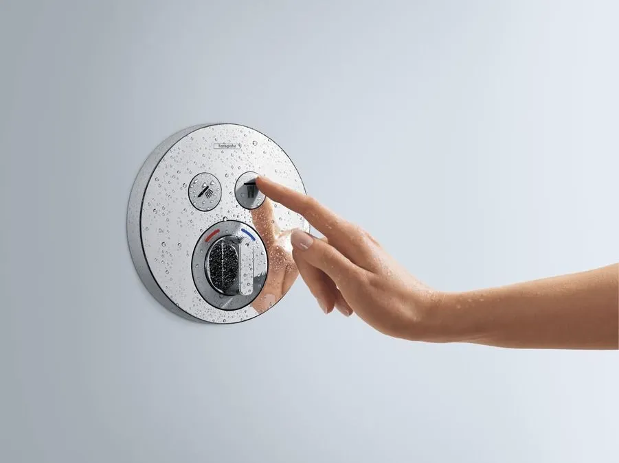 Термостат для душа Hansgrohe ShowerSelect S 15748000 для 2 потребителей хром