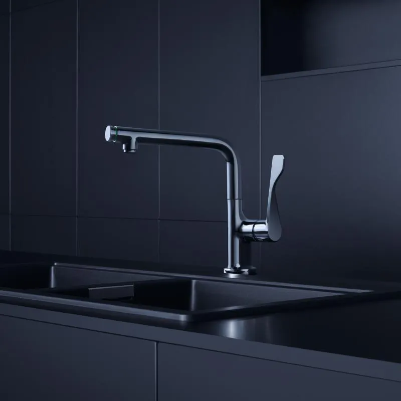 Смеситель для кухни Axor Citterio 39860000 с кнопкой Select хром 