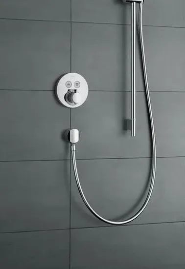 Шланговое подсоединение Hansgrohe Fixfit S 27506000 с клапаном обратного тока и шарнирным соединением, цвет Хром