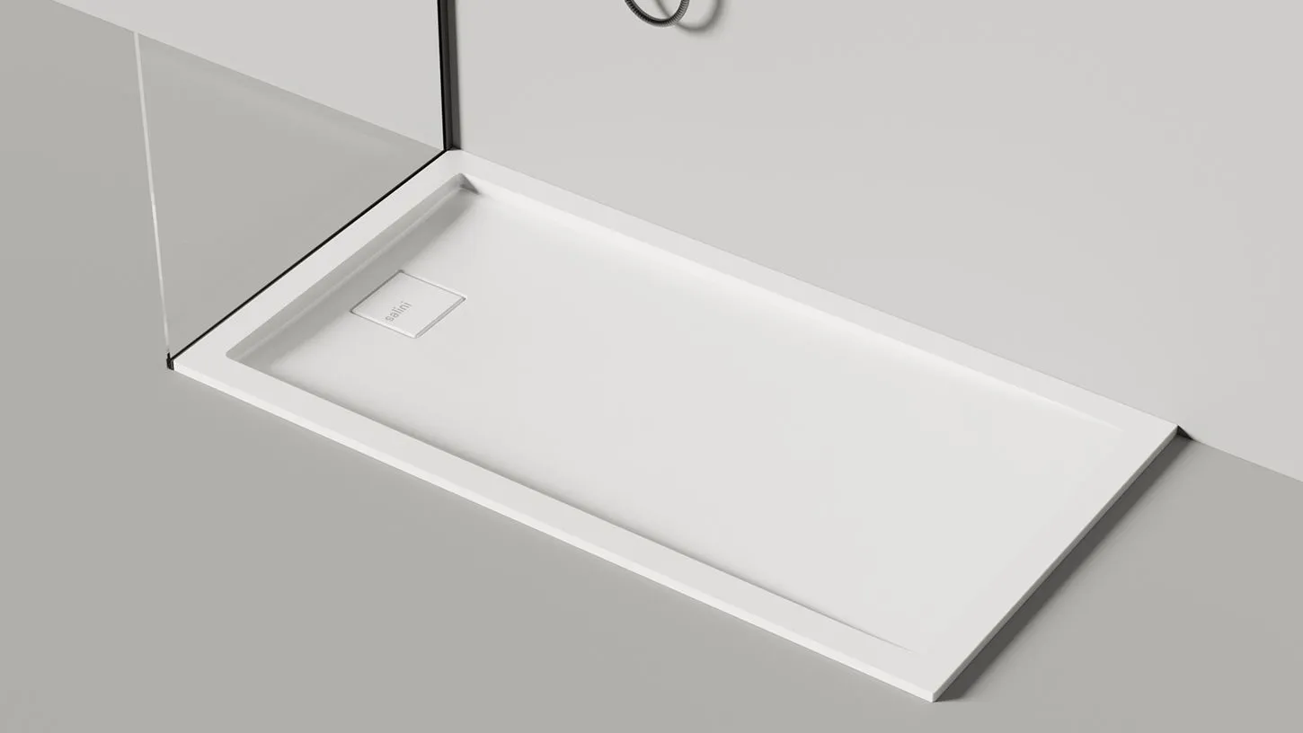 Душевой поддон прямоугольный SALINI CAPRI 120211M 800х1500х82мм, S-Sense, цвет Белый матовый
