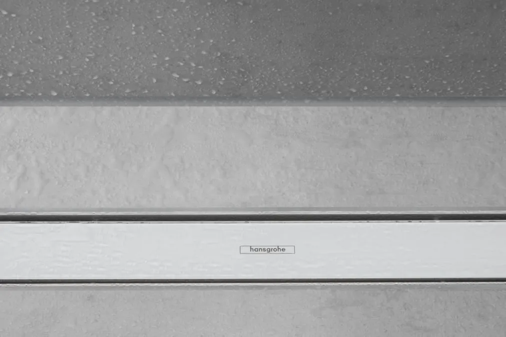 Внешняя часть линейного слива для душа HANSGROHE RainDrain Match 56037000 700 мм, c регулировкой по высоте, хром