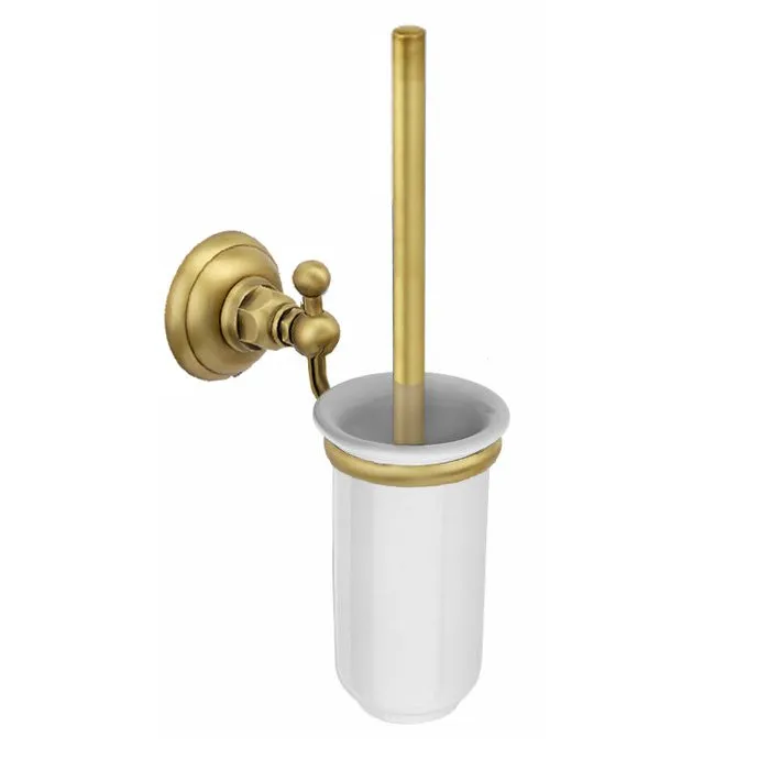 Ёршик подвесной с держателем NICOLAZZI ACCESSORI Classici1490BZ Бронза/Белый