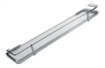 Полка с ограждением Novaservis Metalia 4 6453.0 хром