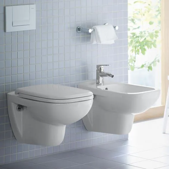Сиденье для унитаза с крышкой удлиненное Duravit D-Сode 0060310000 без автоматического опускания, белое