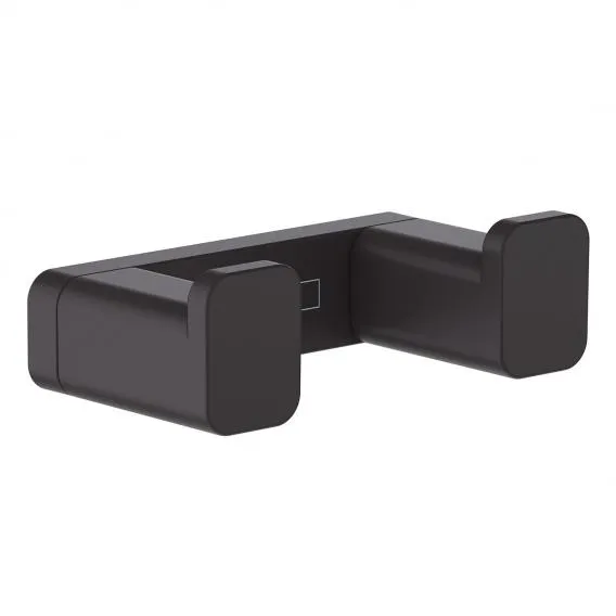 Двойной крючок HANSGROHE AddStoris 41755670 Чёрный матовый