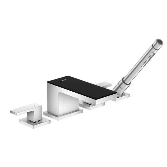Панель для смесителя 15 см AXOR MyEdition 47902600 Чёрное стекло