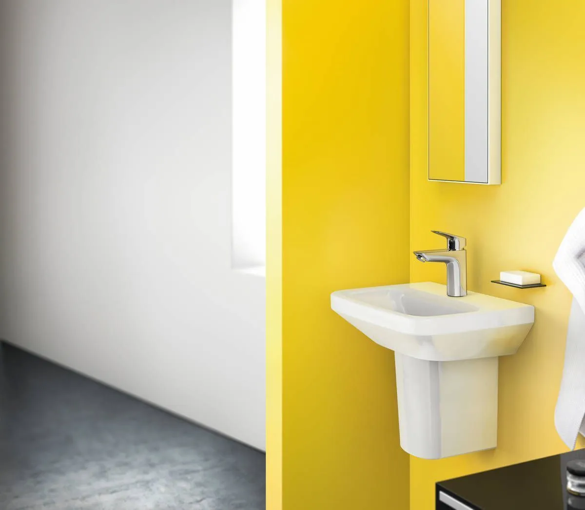 Смеситель для раковины Hansgrohe Logis 71102000 со сливным гарнитуром хром (изделие снято с производства)