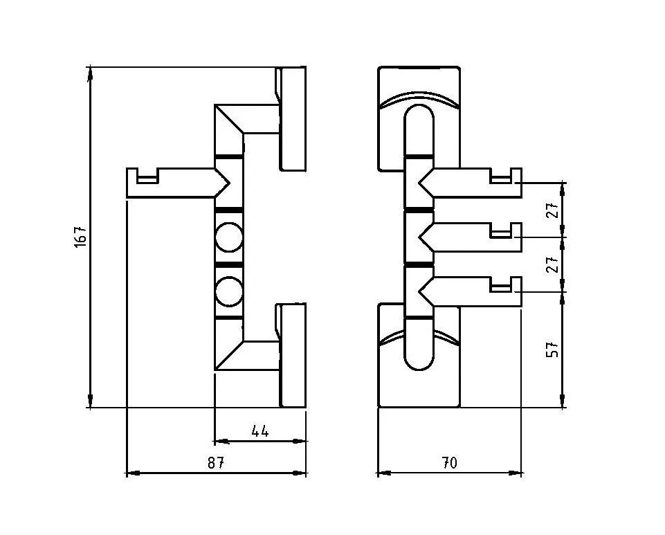 Крючок тройной Novaservis Metalia 12 0281.0  хром