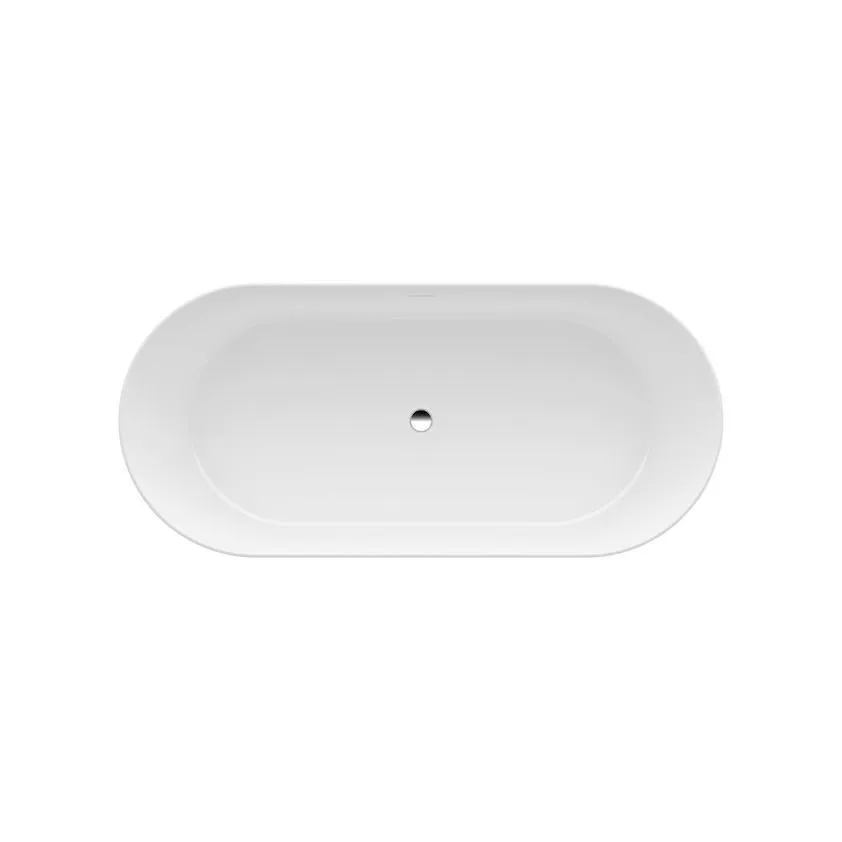 Свободностоящая   ванна  овальная   Laufen  Pro  2.4395.2.000.000.1, 1500х700 мм,   из материала   Marbond, слив  click-clack, белая