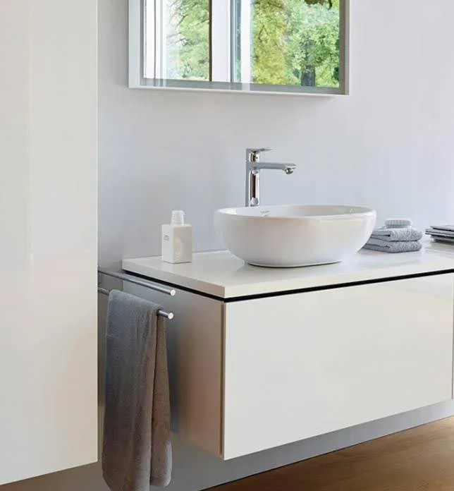Тумба подвесная под раковину Duravit L-Cube LC614101818 белый матовый