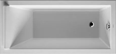 Акриловая ванна Duravit Starck 700331000000000 1500 х 700 c одним наклоном для спины, встраиваемая версия или версия с панелями, белая