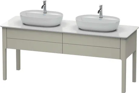 Тумба напольная под столешницу Duravit Luv LU9562B6060 серо-коричневый