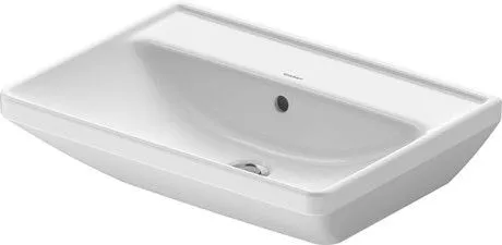 Раковина подвесная Duravit D-Neo 2366600060 600 мм х 440 мм, с переливом, без отверстия под смеситель, белая