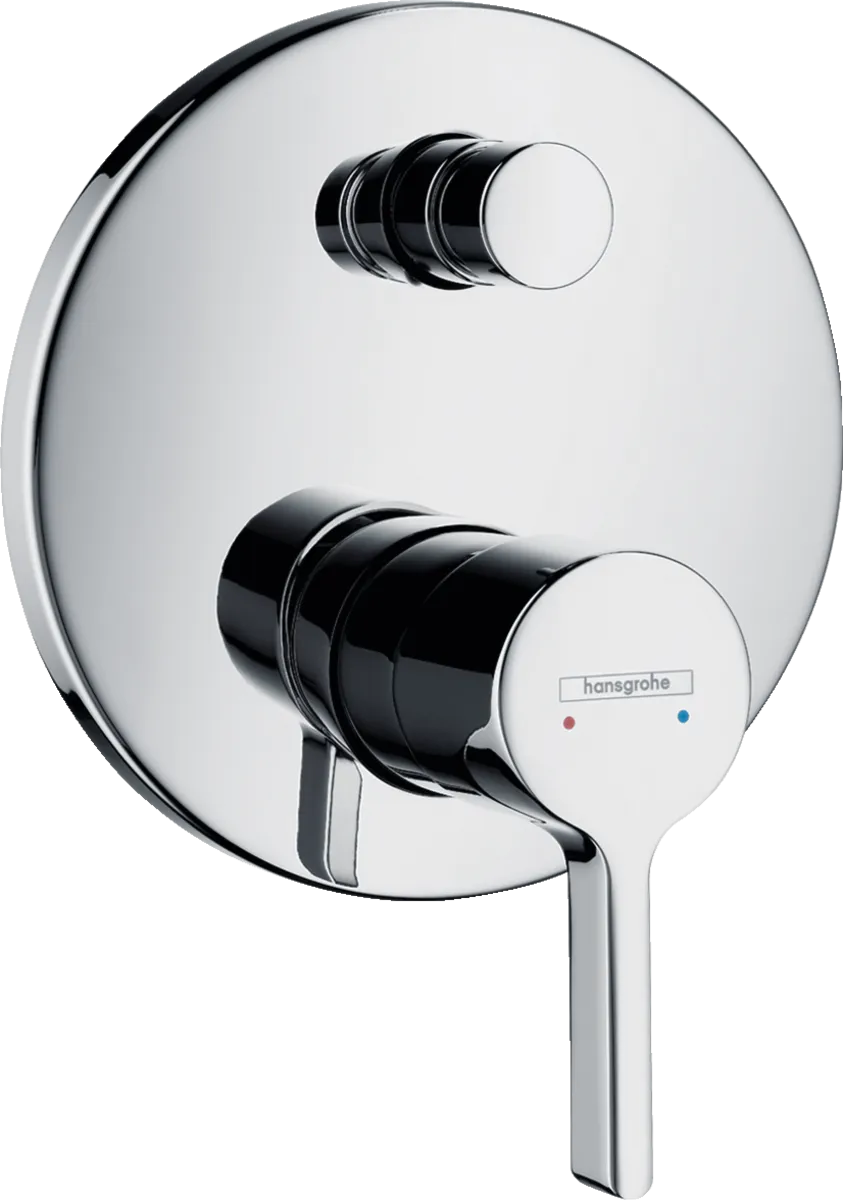 Смеситель для ванны встраиваемый Hansgrohe Metris S 31466000 с переключателем Хром