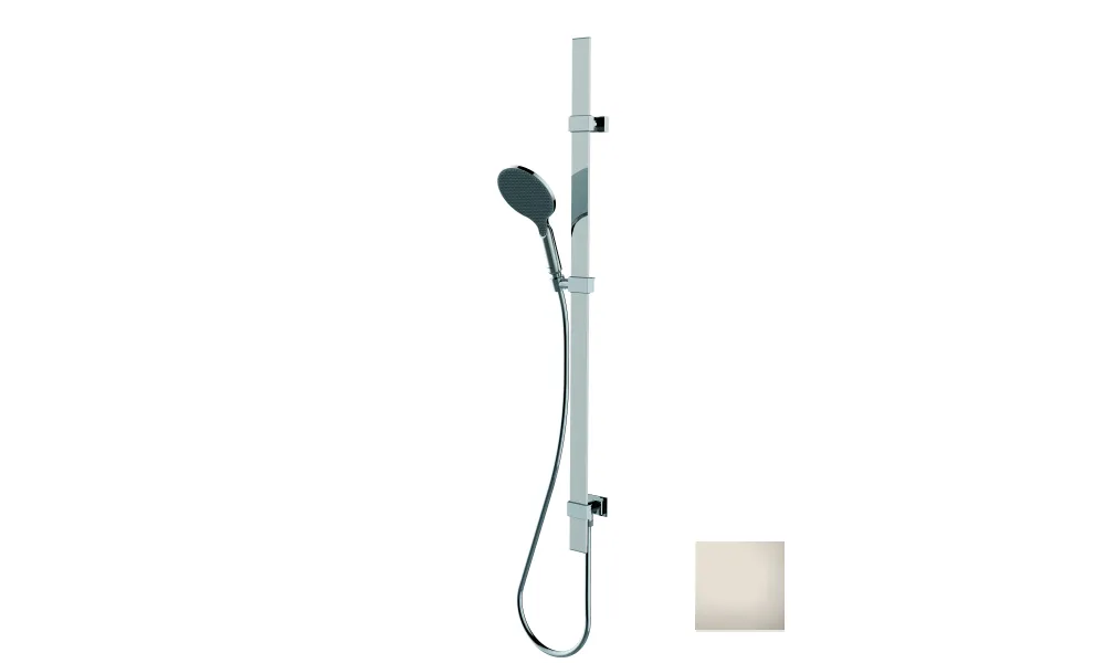 Душевой комплект BOSSINI Apice D48086.094 с ручным душем, держателем, шланговым подсоединением и шлангом, никель шлифованный