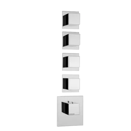 Смеситель для ванны с душем Bossini Cube Z032208 Хром