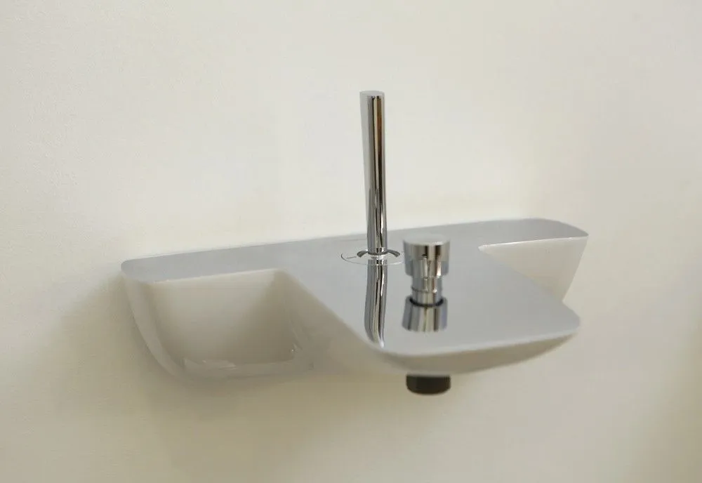 Смеситель для ванны Hansgrohe PuraVida 15472400 белый/хром