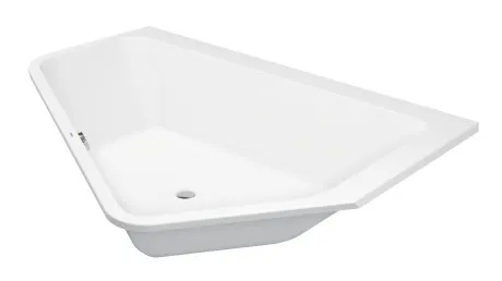 Акриловая ванна Duravit Paiova 700393000000000 1900 х 1400 c двумя разными наклонами спинки, встраиваемая, угловая, белая