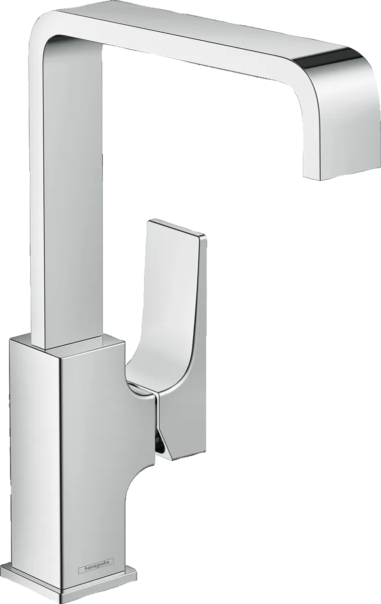 Смеситель для раковины с донным клапаном и поворотным изливом Hansgrohe Metropol 32511000 Хром