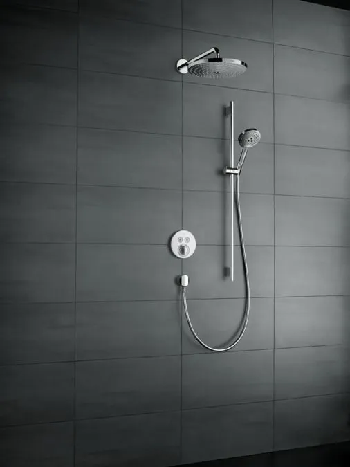 Термостат для душа Hansgrohe ShowerSelect S 15748000 для 2 потребителей хром