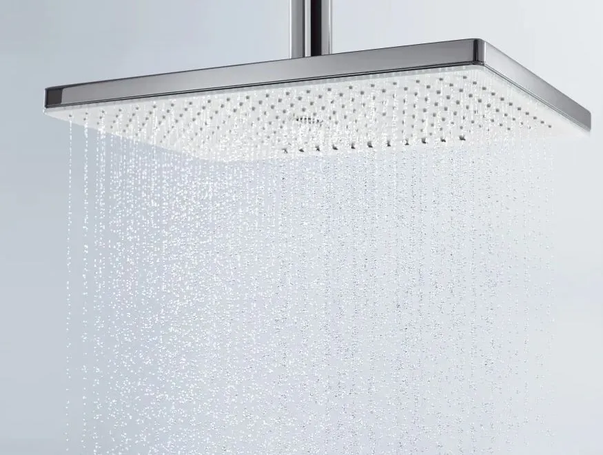 Верхний душ с потолочным держателем Hansgrohe Rainmaker Select 460 3jet 24006600 Хром/Чёрный