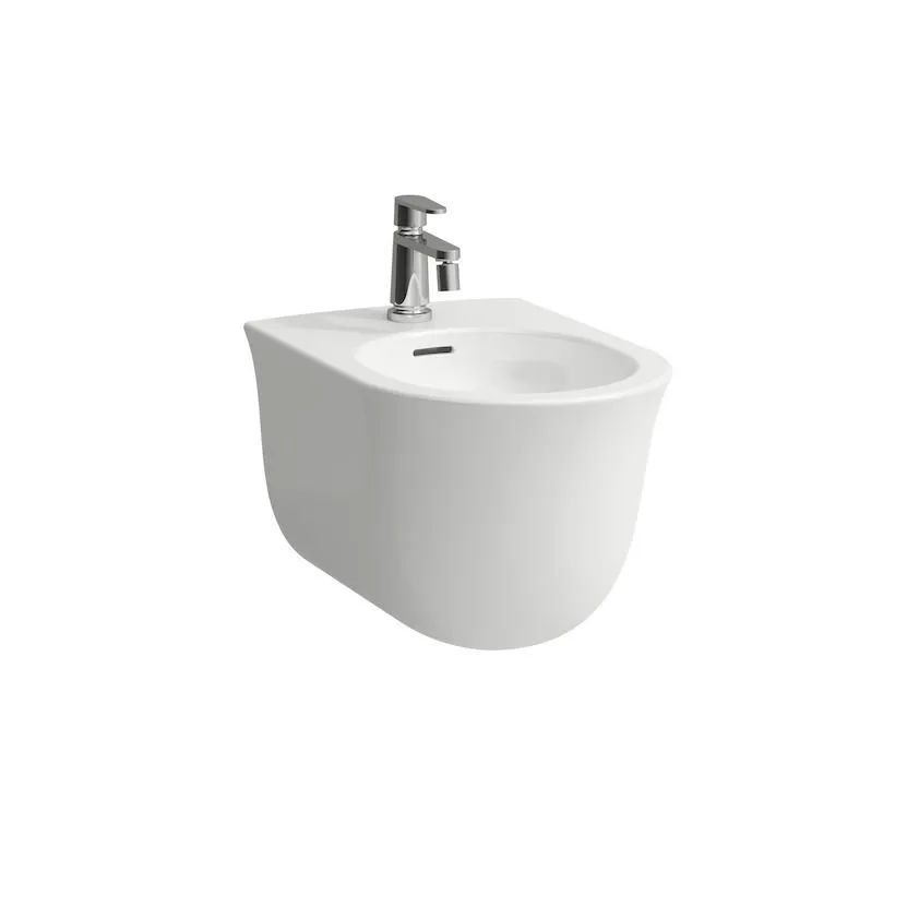 Смеситель для биде  LAUFEN   New Classic  3.4185.1.004.111.1, фиксированный излив 110 мм, шарнирный  аэратор, донный клапан, хром 