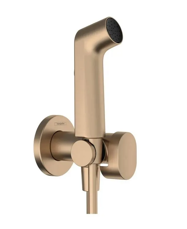 Скрытая часть смесителя гигиенического душа HANSGROHE Bidette 29235180 цвет бронза/белый