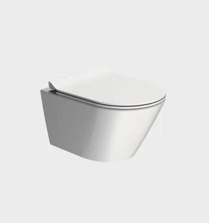 Унитаз подвесной безободковый GSI KUBE X 9416FR209 360 мм х 500 мм, с креплением, цвет Белый матовый (изделие снято с производства)