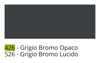 Полка для ванной комнаты BMT Galaxy 907 537 BLB 02 426   150х972х170 мм, Grigio Bromo Opaco/Metallic Titanium