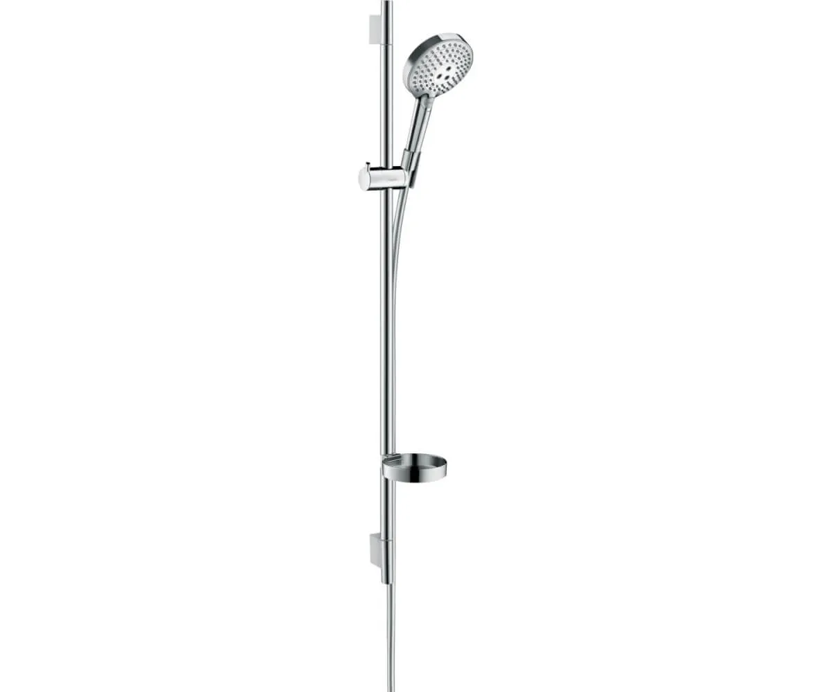 Душевой набор Hansgrohe Raindance Select S 120 3jet 27667000 со штангой 90 см, хром