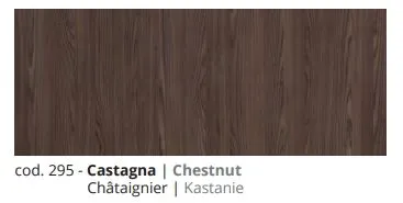 Полка для ванной комнаты BMT GALAXY 907 537 CLB 02 295    250х972х170 мм, цвет Chestnut/Metallic Titanium