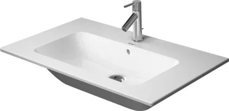 Раковина Duravit Me by Starck 2336830060 без отверстия под смеситель, с переливом, белая 