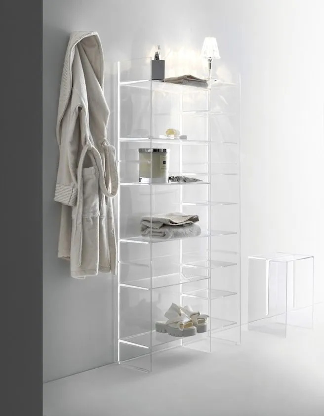 Стеллаж для ванной комнаты Kartell by Laufen   3.8933.1.082.000.1   пластик, оранжевый