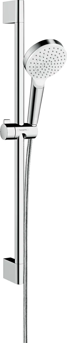 Душевой гарнитур со штангой 65 см Hansgrohe Crometta 1jet 26554400 Белый/Хром
