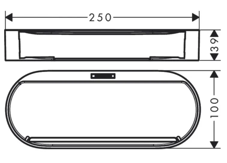 Корзина для хранения глубокая HANSGROHE Planet Edition 28912210 цвет Песок