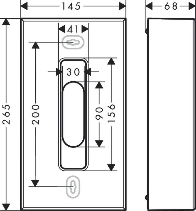Держатель для салфкток AXOR Universal Circular 42873670 Матовый чёрный