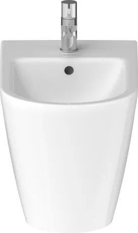 Напольное биде Duravit D-Neo 2294100000 370 мм х 650 мм, c отверстием под смеситель, с переливом, с креплением, белое