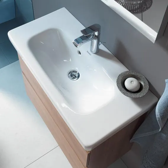 Раковина подвесная Duravit DuraStyle 2337780000 с отверстием под смеситель, с переливом, белая