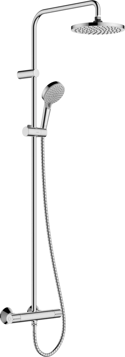 Душевая система HANSGROHE Vernis Blend Showerpipe 200 1jet  26276000 с термостатом, хром