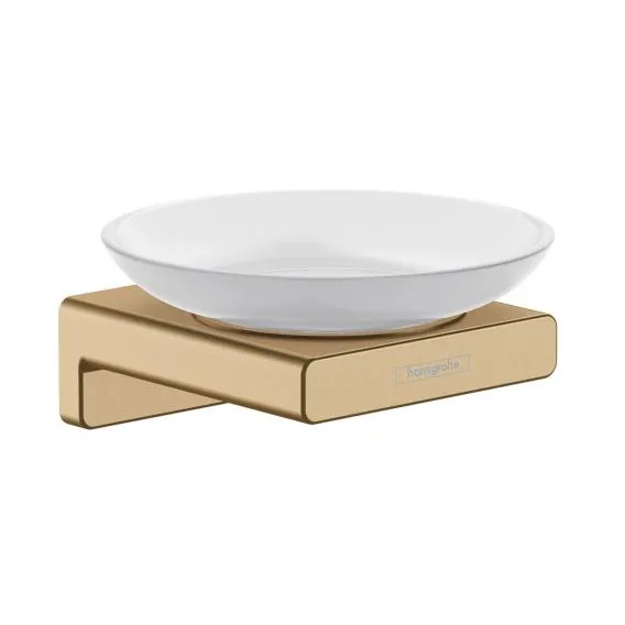 Мыльница HANSGROHE AddStoris 41746140 Шлифованная бронза
