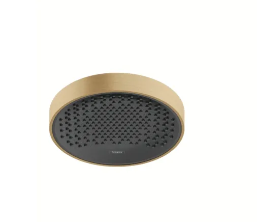 Верхний душ круглый потолочный HANSGROHE Rainfinity 26229140 250, 1jet, с EcoSmart, цвет Шлифованная бронза