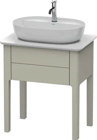 Тумба напольная под столешницу Duravit Luv LU956006060 серо-коричневый