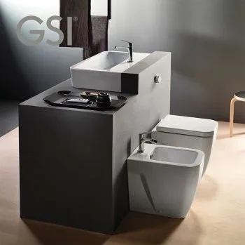 Сиденье с крышкой для унитаза GSI SPARES MS69CN11 c Soft Close, цвет Белый глянцевый