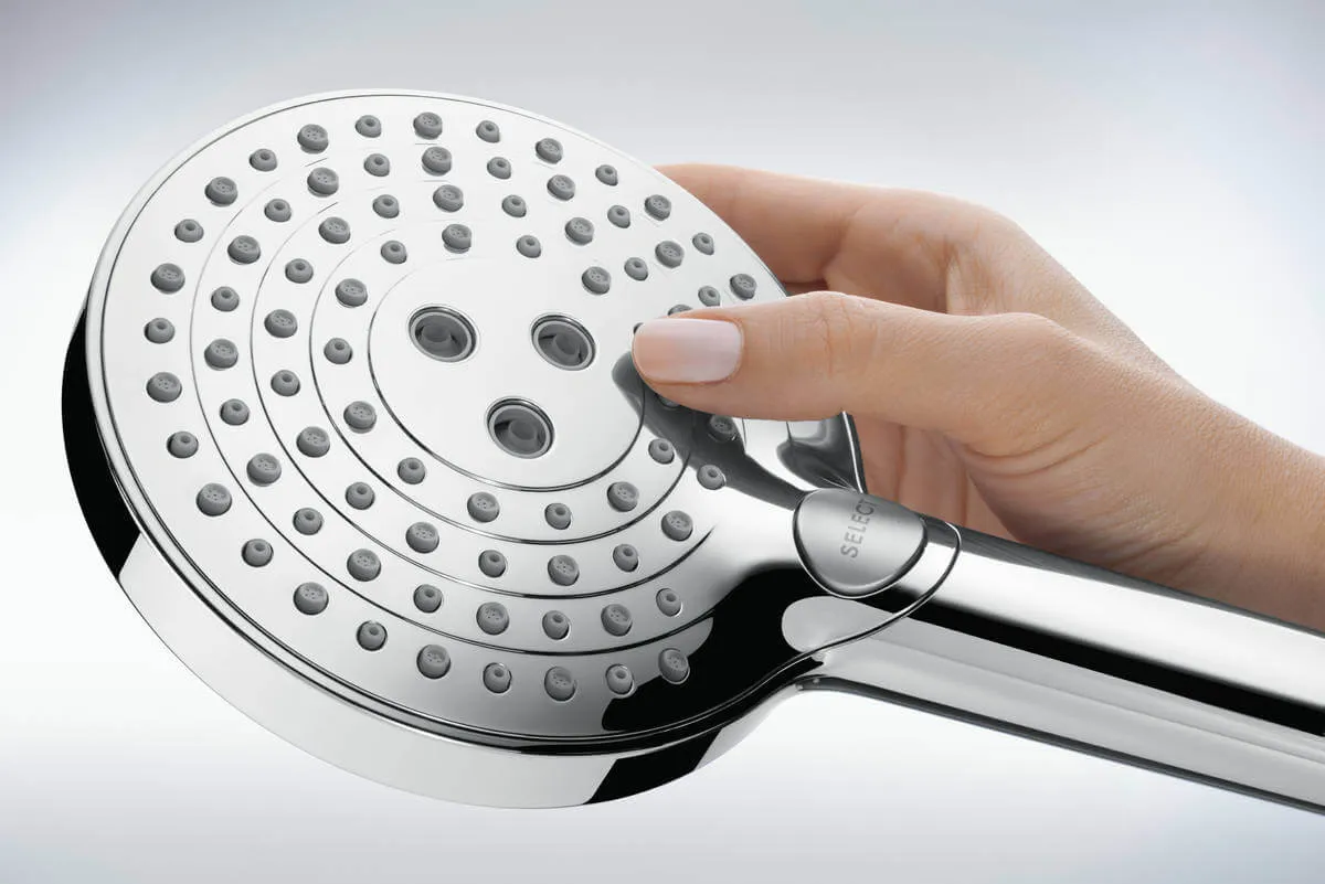 Душевой набор Hansgrohe Raindance Select S 120 3jet 27654000 со штангой 65 см, хром