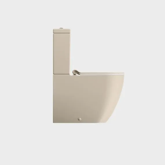 Унитаз напольный GSI PURA 880608 630х360 мм, Swirlflush, со сливом в стену, для крепежа FVB, цвет CRETA matte
